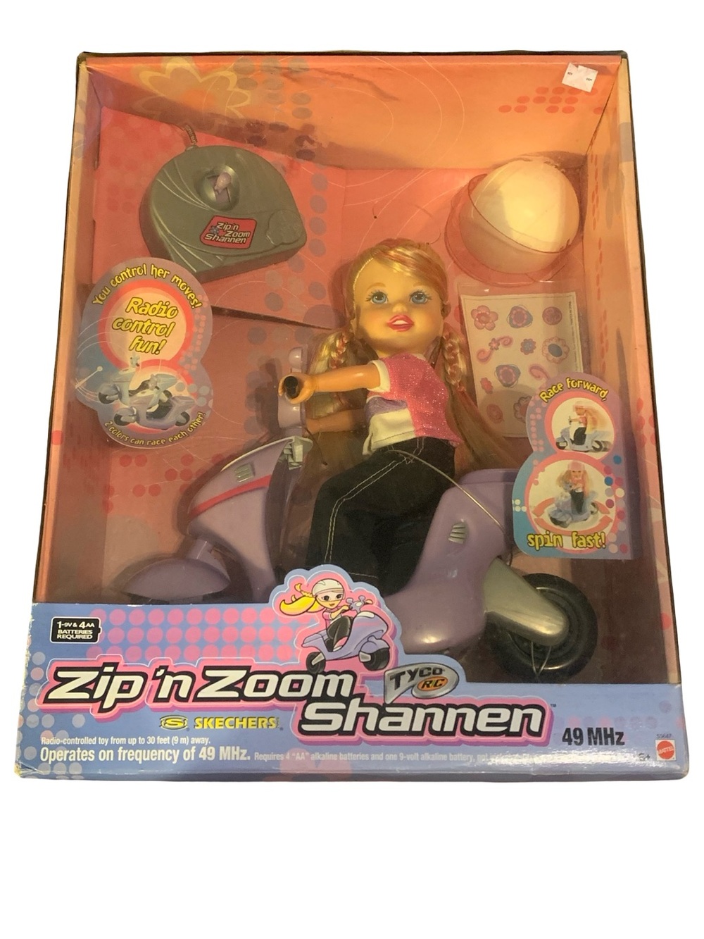 Mattel Zip ‘n Zoom Super Scooter Shannen Rc Doll Vintage 2001